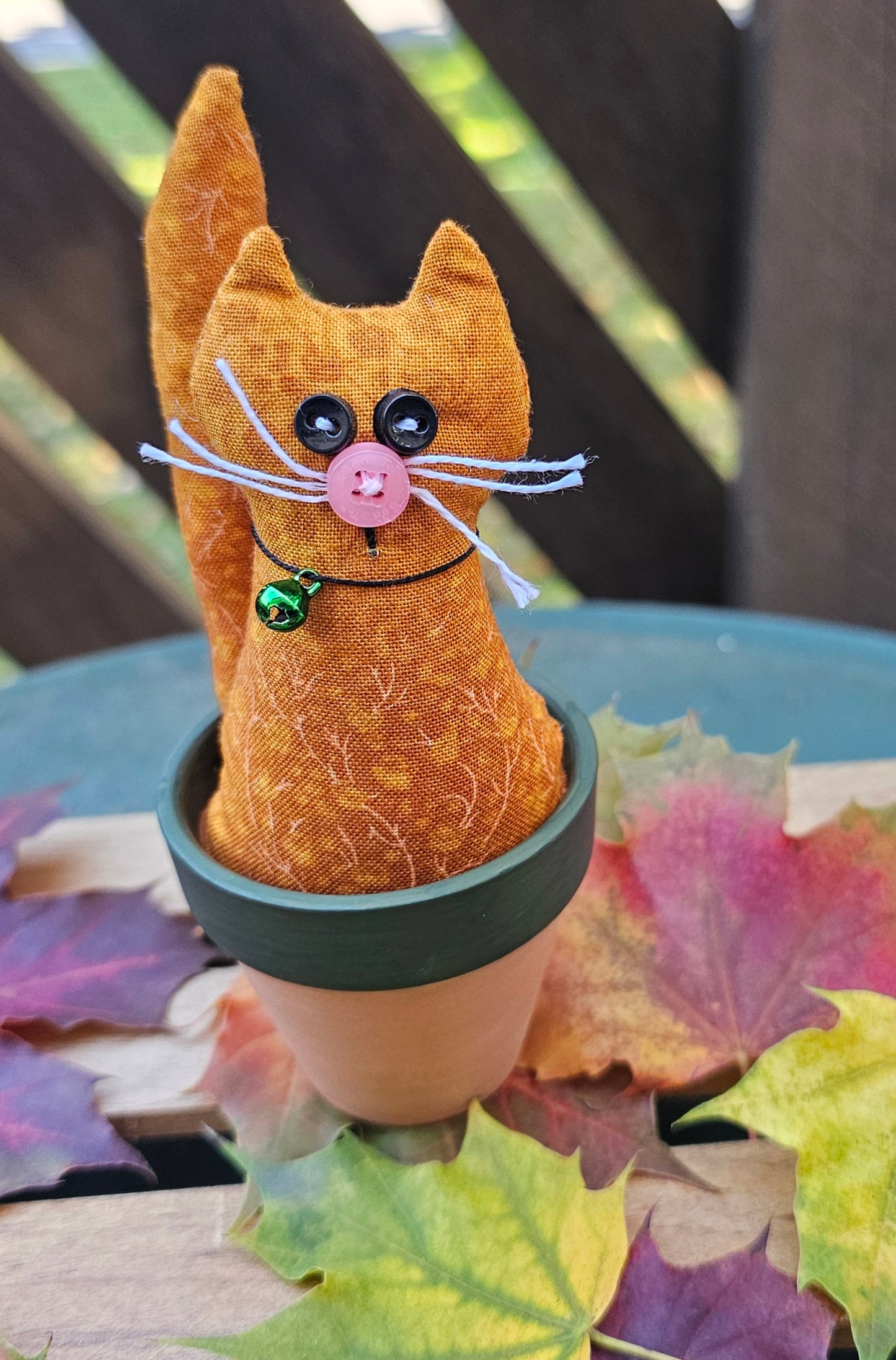 Orange Kitty in Pot