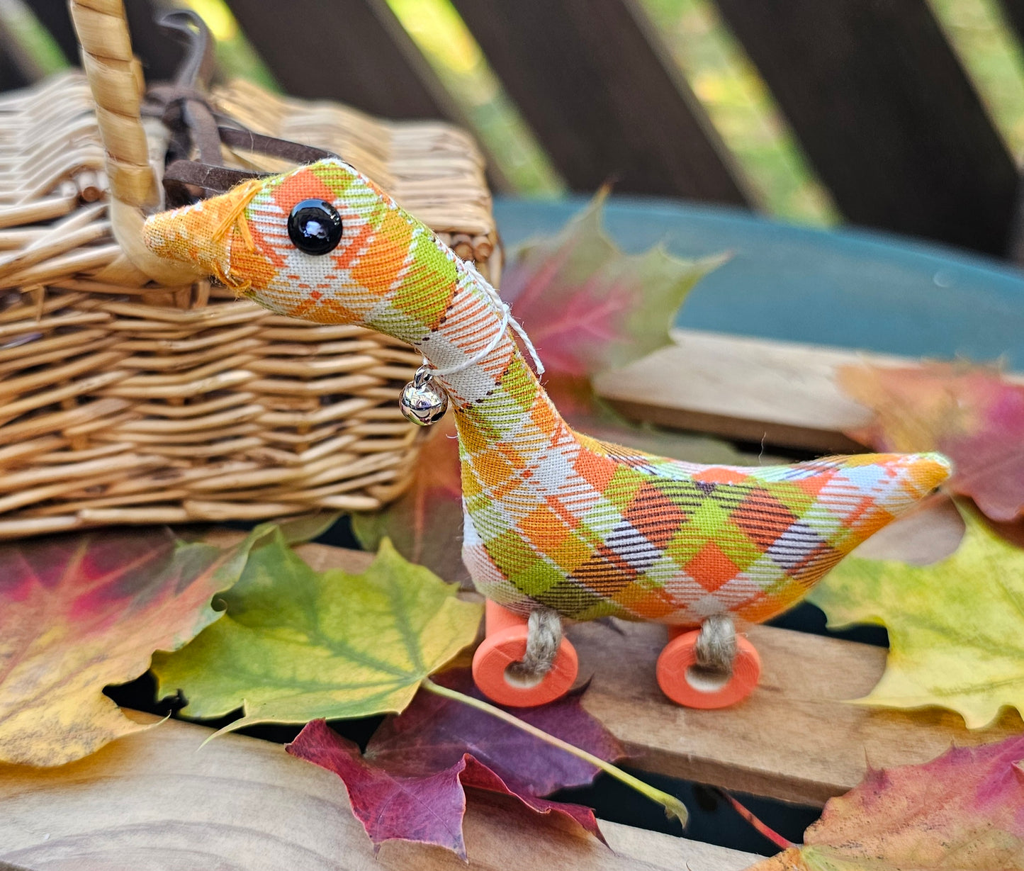 Plaid Goose Spoolie