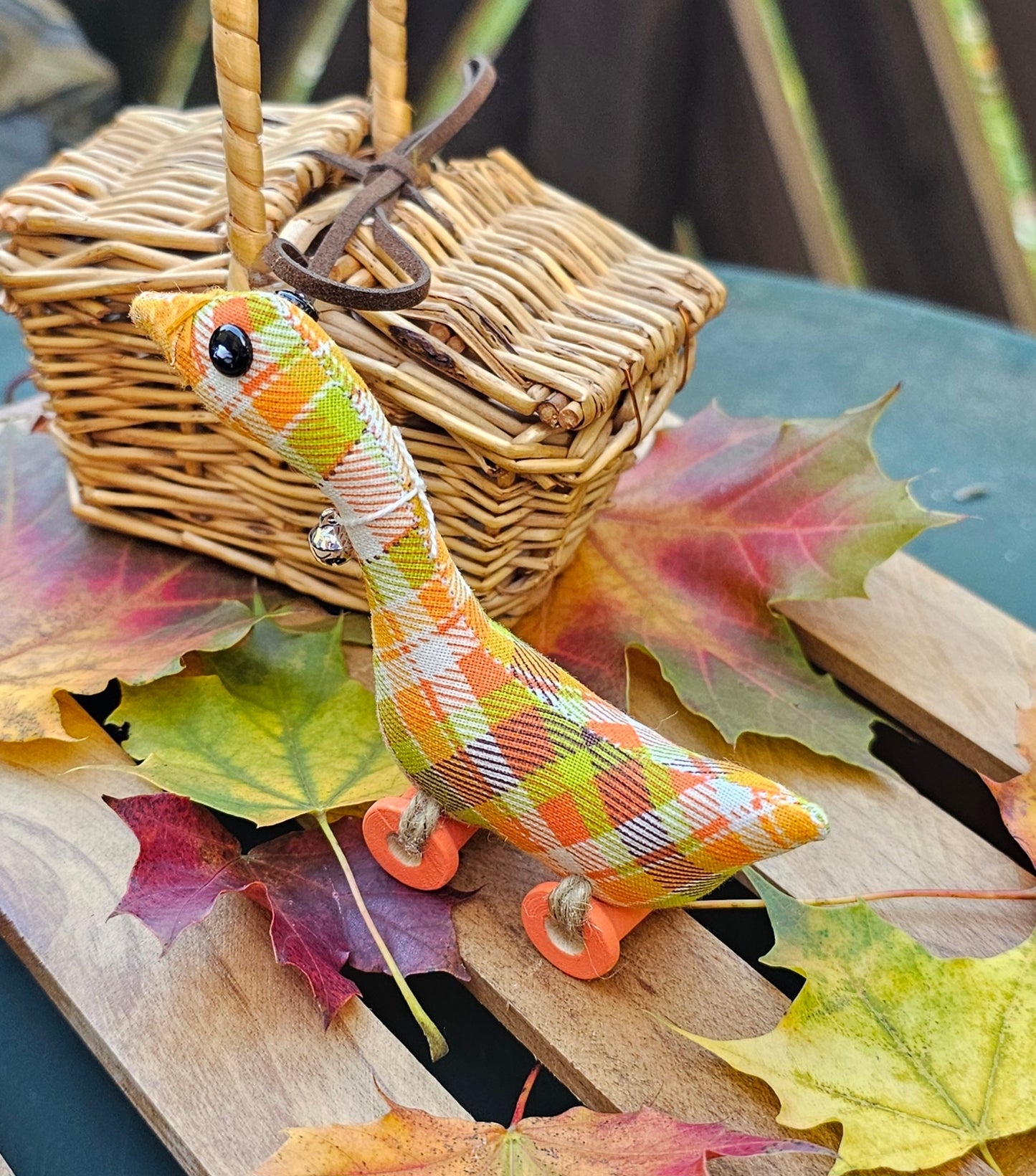 Plaid Goose Spoolie