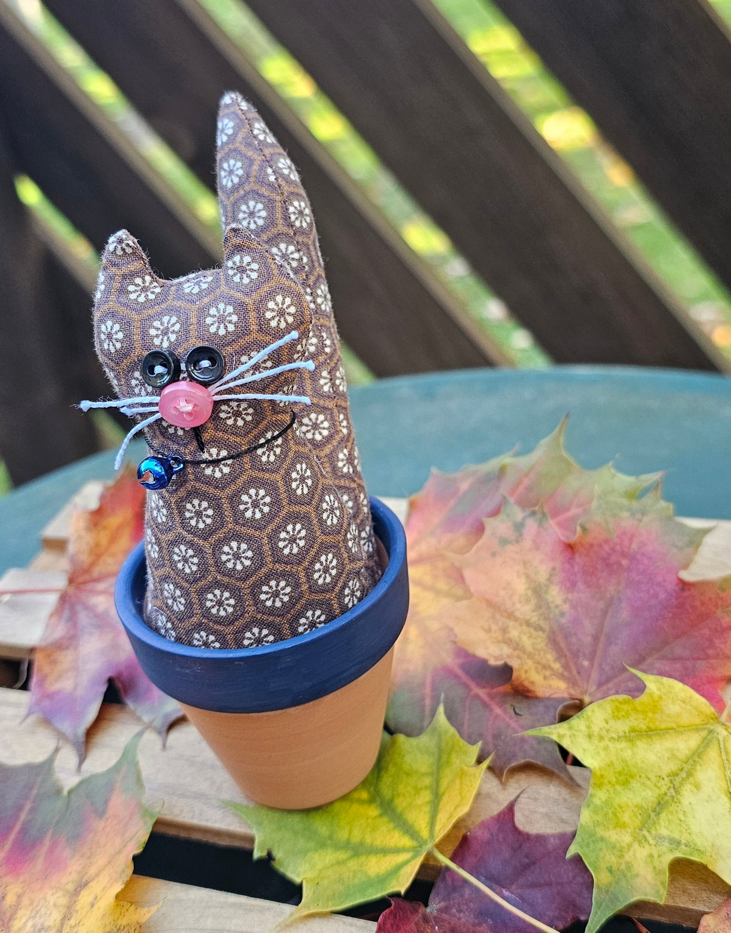 Brown Kitty in a Pot