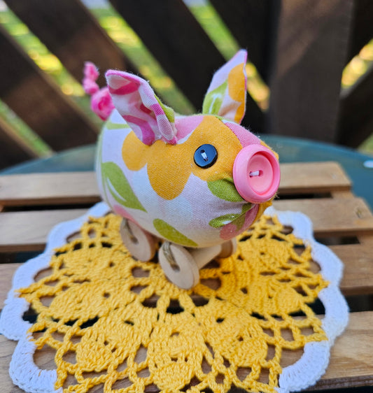 Floral Piggy Spoolie
