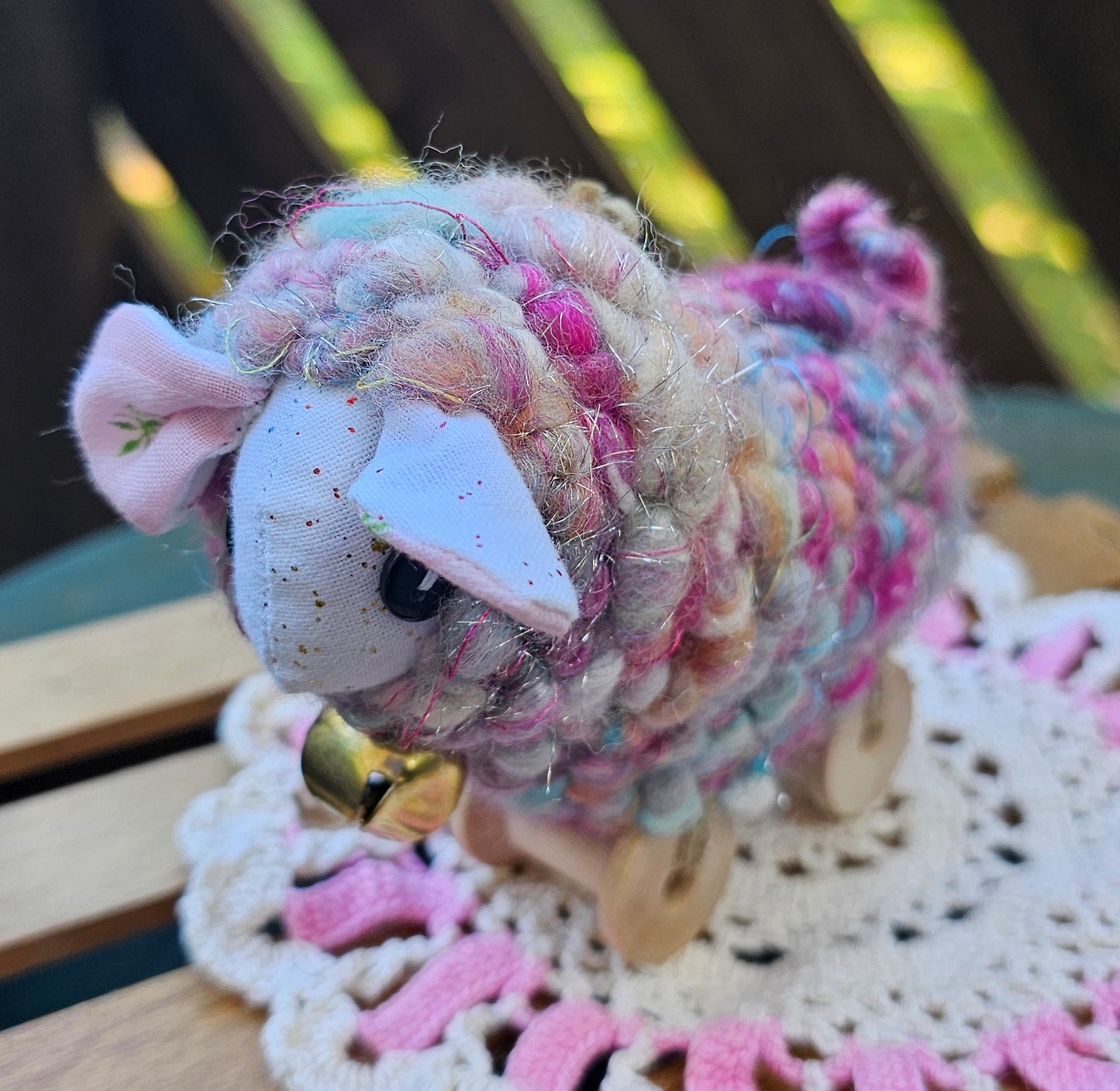 Sparkly Sheep Spoolie