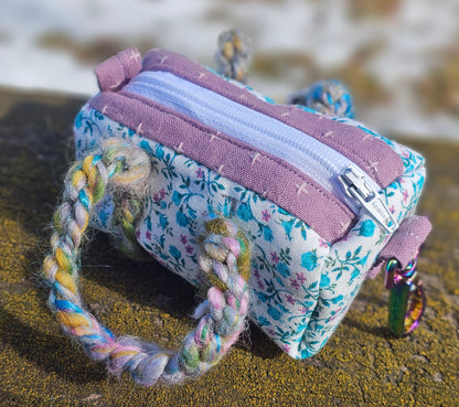 Floral Mini Duffel Bag Coin Purse